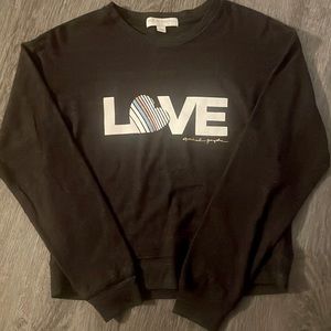Women’s small Spiritual Gangster LOVE sweatshirt
